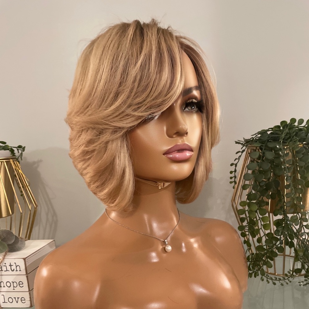 Custom Bob Layered Wig